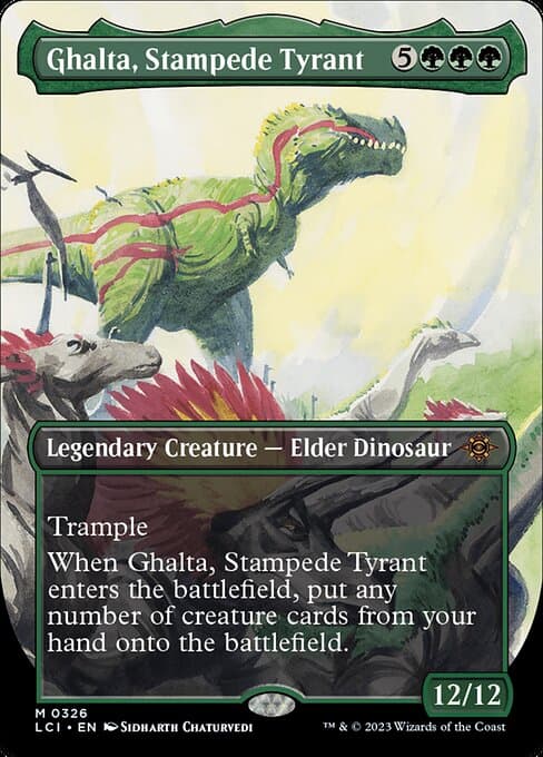 Ghalta, Stampede Tyrant from The Lost Caverns of Ixalan (Mythic)