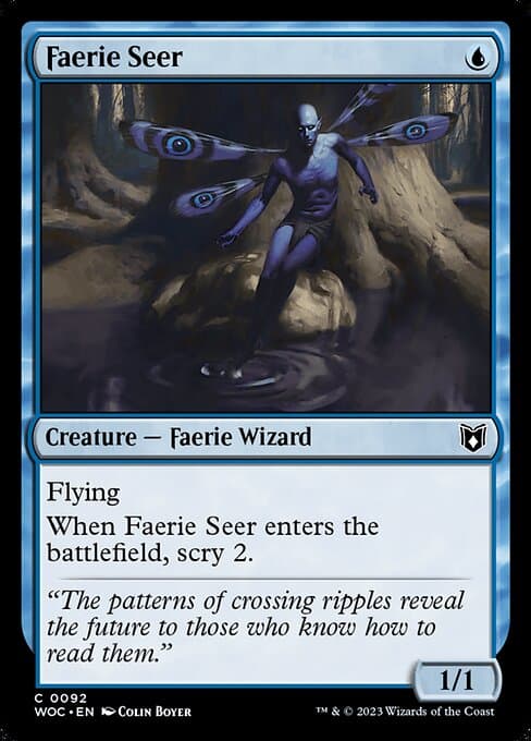 Faerie Seer from Wilds of Eldraine Commander (Common)