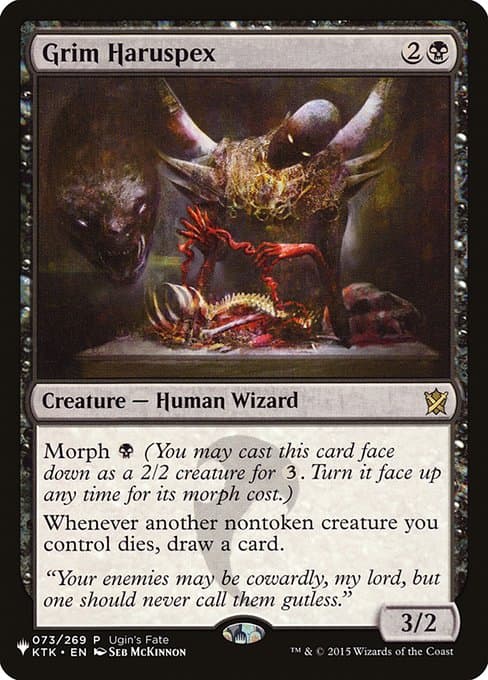 Grim Haruspex from The List (Rare)