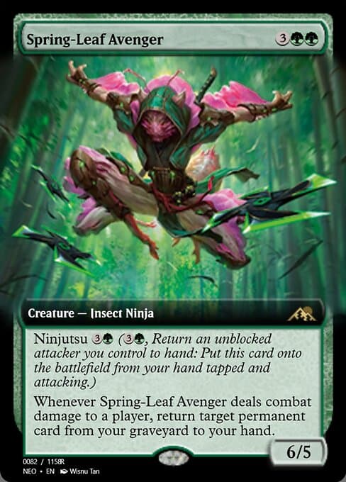 Spring-Leaf Avenger from Magic Online Promos (Rare)