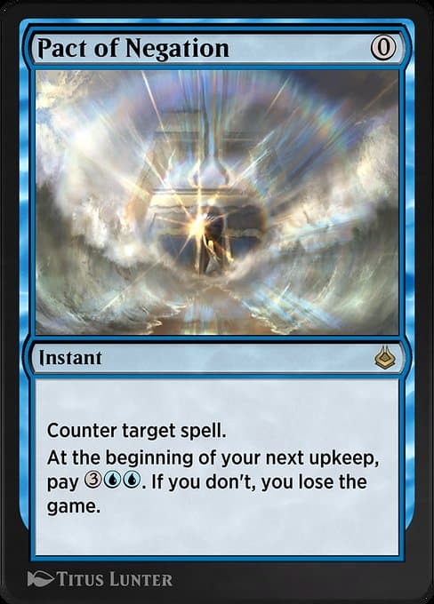 Pact of Negation from Amonkhet Remastered (Rare)