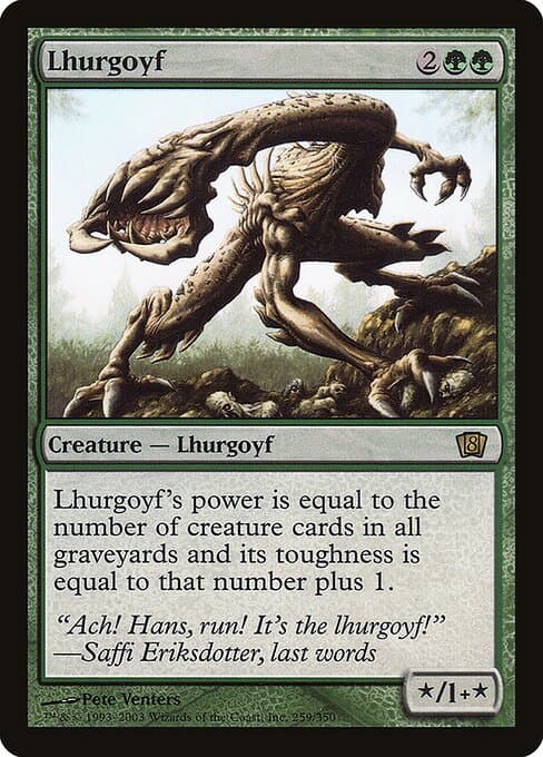 Lhurgoyf from Eighth Edition (Rare)