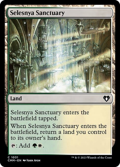 Selesnya Sanctuary from Commander Masters (Common)