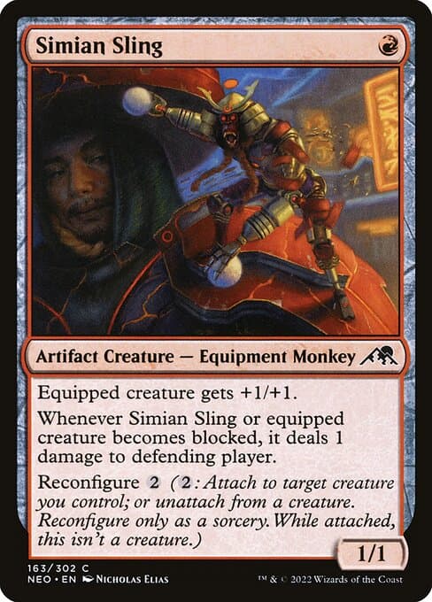Simian Sling from Kamigawa: Neon Dynasty (Common)