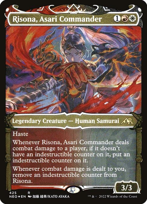 Risona, Asari Commander from Kamigawa: Neon Dynasty (Rare)
