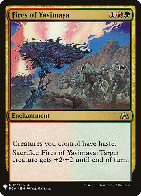 Fires of Yavimaya from The List (Uncommon)