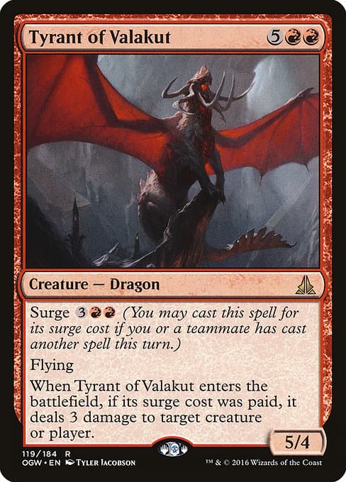 Tyrant of Valakut from Oath of the Gatewatch (Rare)
