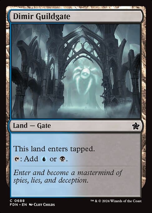 Dimir Guildgate from Foundations (Common)