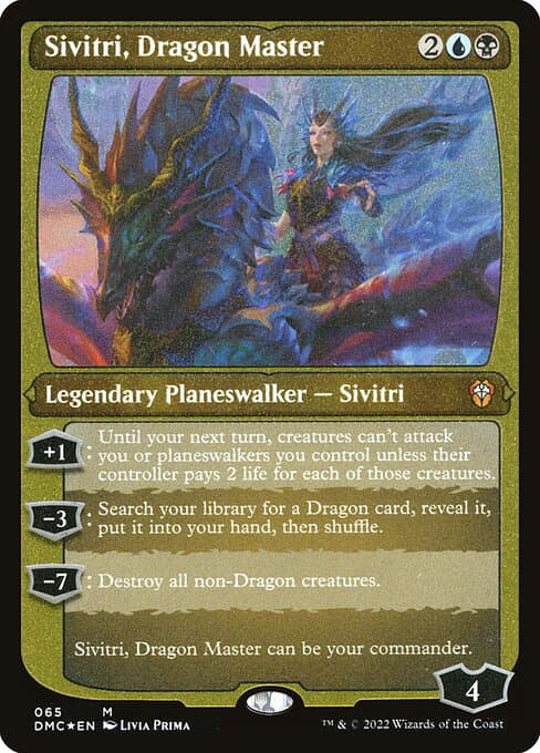 Sivitri, Dragon Master from Dominaria United Commander (Mythic)