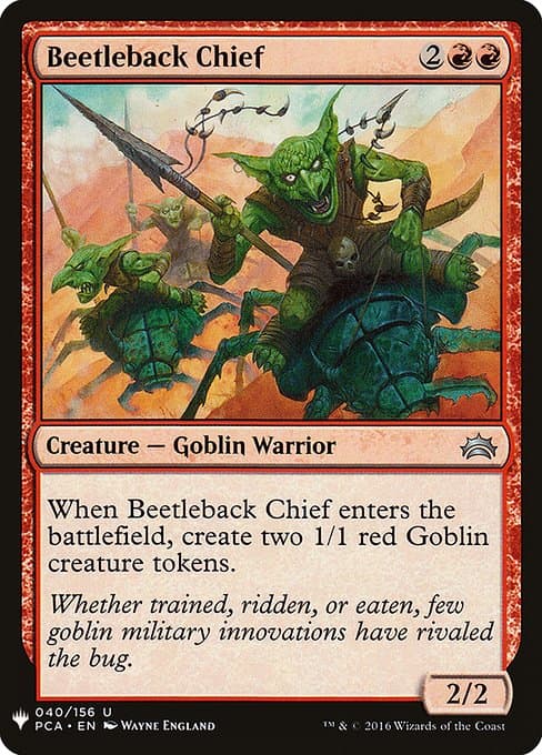 Beetleback Chief from The List (Uncommon)