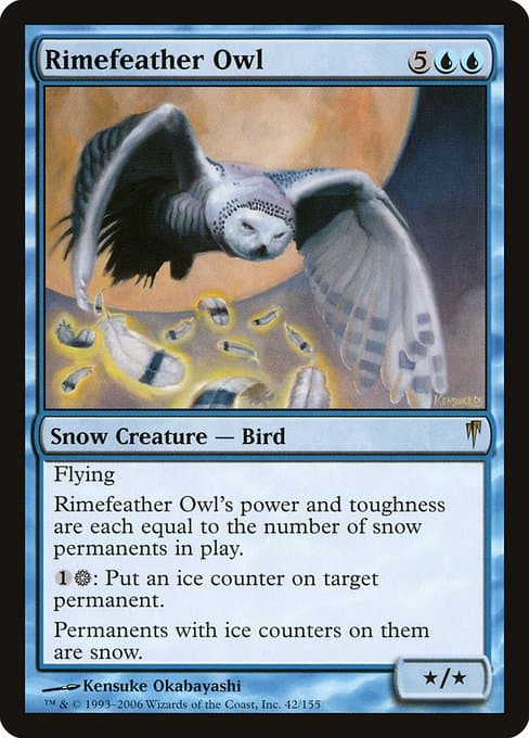 Rimefeather Owl from Coldsnap (Rare)