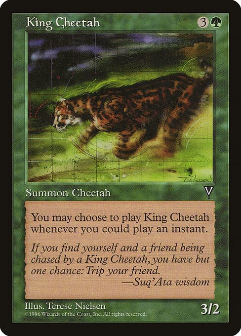 King Cheetah from Visions (Common)