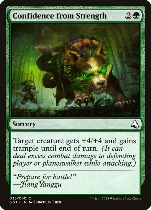 Confidence from Strength (Common)