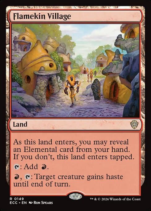 Flamekin Village from Lorwyn Eclipsed Commander (Rare)