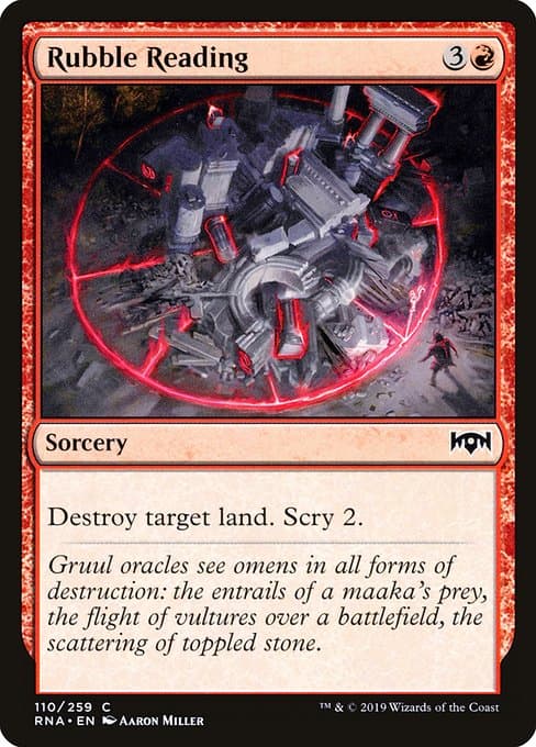 Rubble Reading from Ravnica Allegiance (Common)
