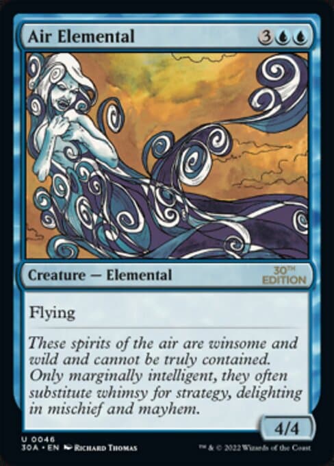 Air Elemental from 30th Anniversary Edition (Uncommon)