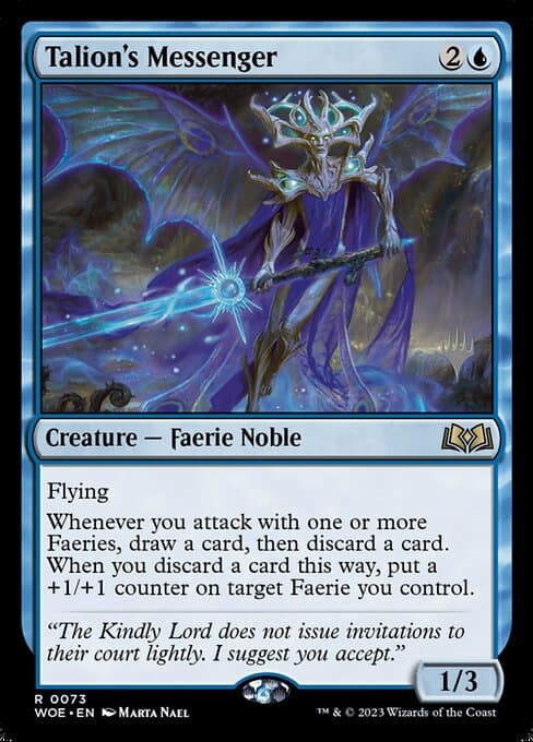 Talion's Messenger from Wilds of Eldraine Promos (Rare)
