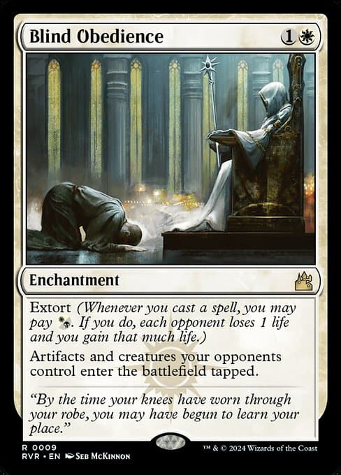 Blind Obedience from Ravnica Remastered (Rare)