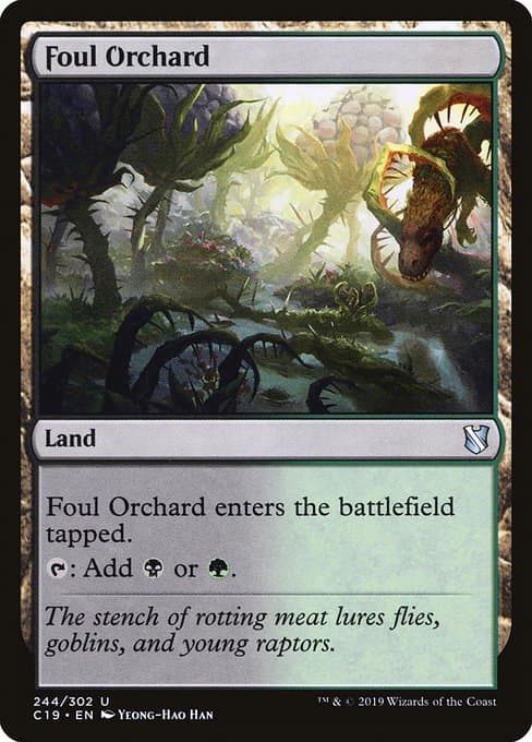 Foul Orchard from Commander 2019 (Uncommon)