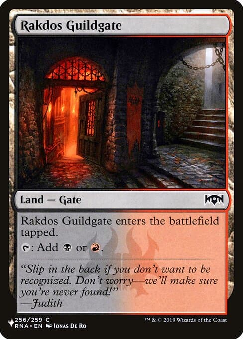Rakdos Guildgate from The List (Common)