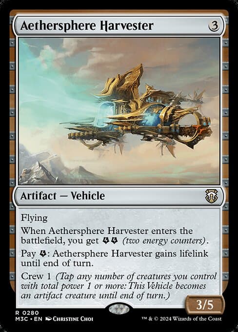 Aethersphere Harvester from Modern Horizons 3 Commander (Rare)