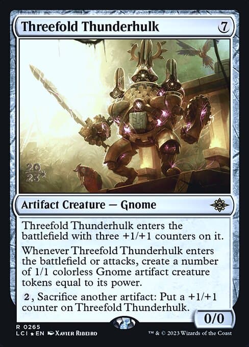 Threefold Thunderhulk from The Lost Caverns of Ixalan Promos (Rare)