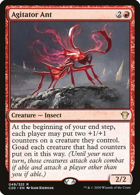 Agitator Ant from Commander 2020 (Rare)
