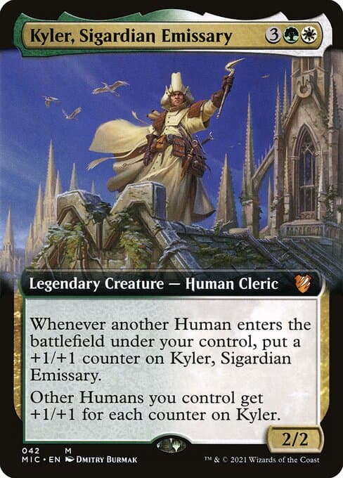 Kyler, Sigardian Emissary from Midnight Hunt Commander (Mythic)