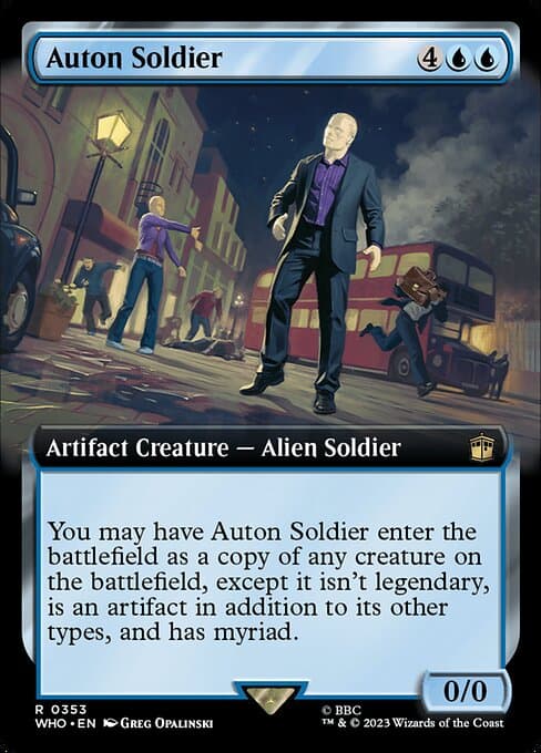 Auton Soldier from Doctor Who (Rare)