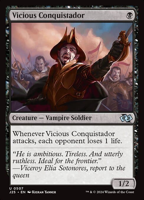Vicious Conquistador from Foundations Jumpstart (Uncommon)