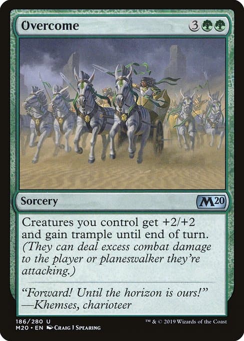 Overcome from Core Set 2020 (Uncommon)