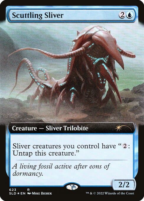 Scuttling Sliver from Secret Lair Drop (Rare)