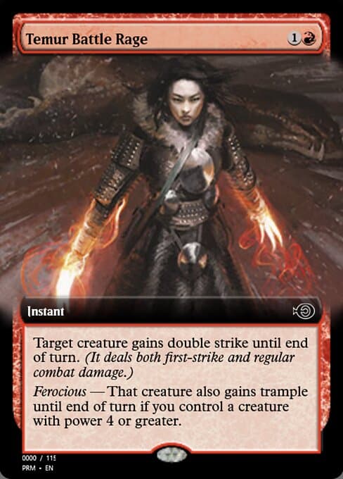 Temur Battle Rage from Magic Online Promos (Uncommon)