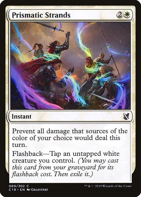 Prismatic Strands from Commander 2019 (Common)