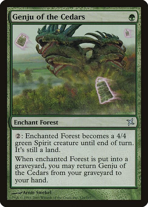 Genju of the Cedars from Betrayers of Kamigawa (Uncommon)