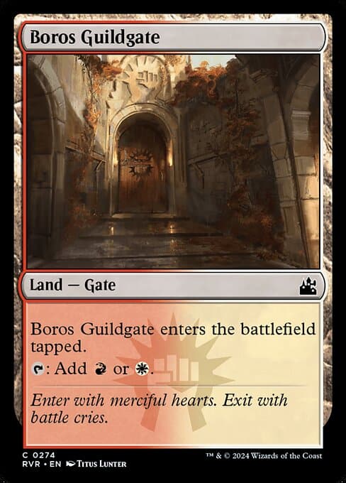 Boros Guildgate from Ravnica Remastered (Common)