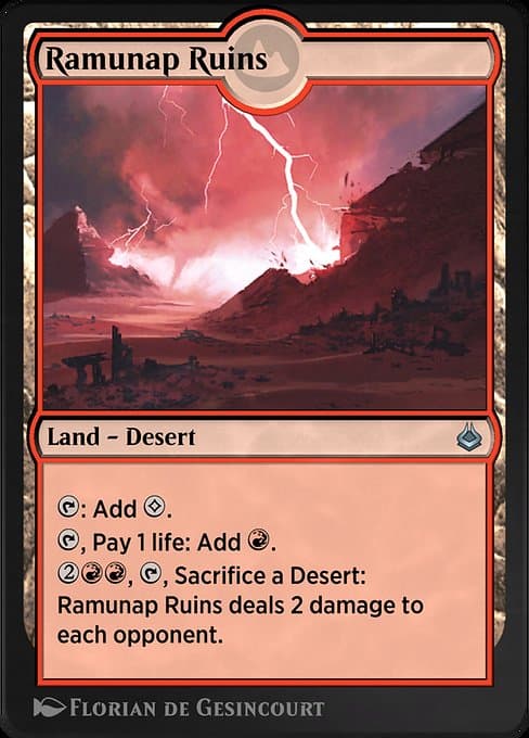 Ramunap Ruins from Amonkhet Remastered (Uncommon)