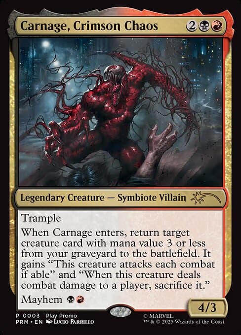 Carnage, Crimson Chaos (Rare)