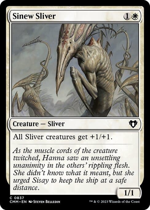Sinew Sliver from Commander Masters (Common)
