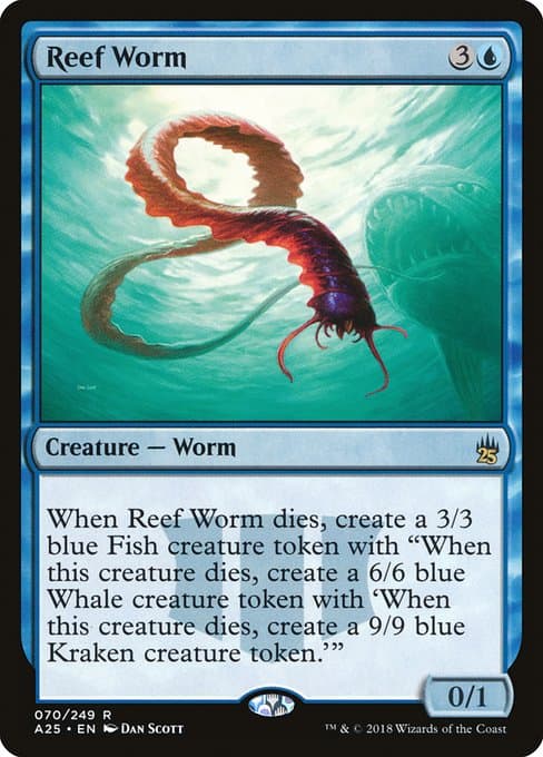 Reef Worm from Masters 25 (Rare)
