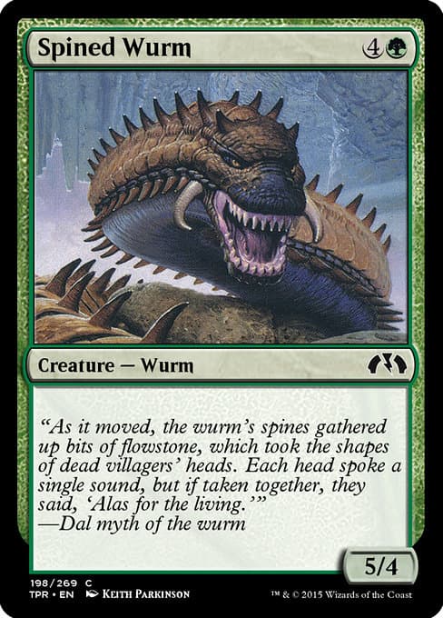 Spined Wurm from Tempest Remastered (Common)