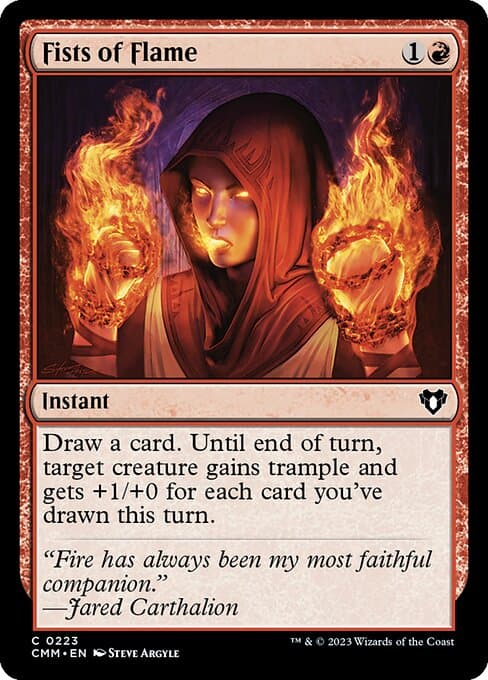 Fists of Flame from Commander Masters (Common)
