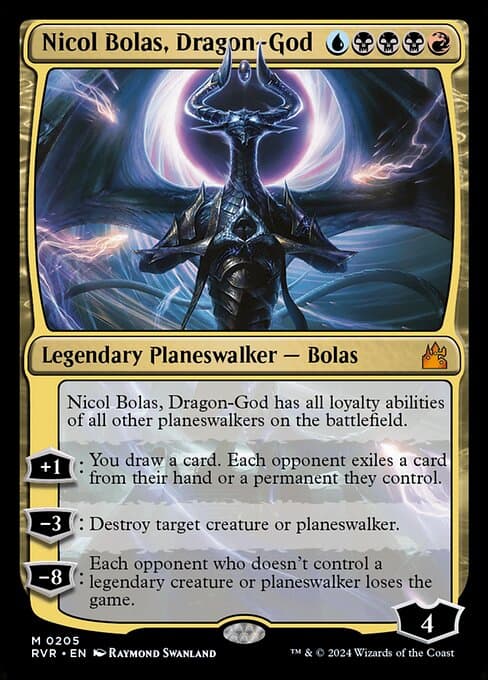 Nicol Bolas, Dragon-God from Ravnica Remastered (Mythic)