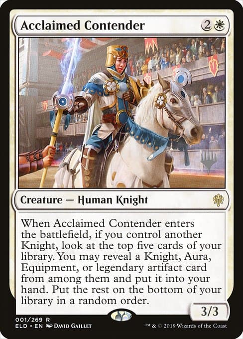 Acclaimed Contender from Throne of Eldraine Promos (Rare)