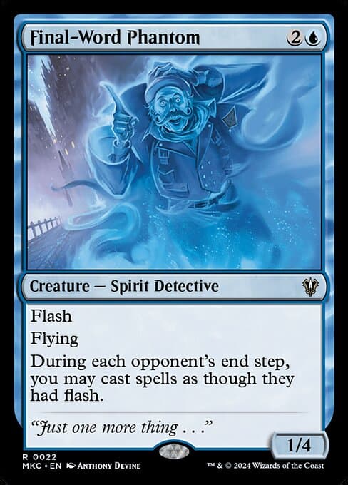 Final-Word Phantom from Murders at Karlov Manor Commander (Rare)