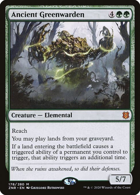 Ancient Greenwarden from Zendikar Rising Promos (Mythic)