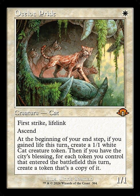 Ocelot Pride from Modern Horizons 3 (Mythic)