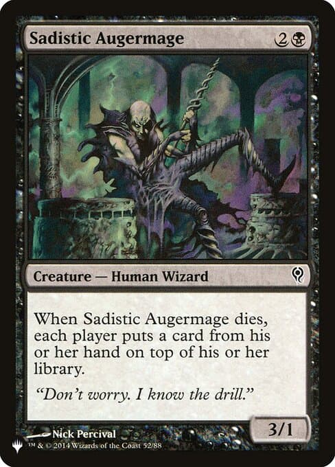 Sadistic Augermage from The List (Common)