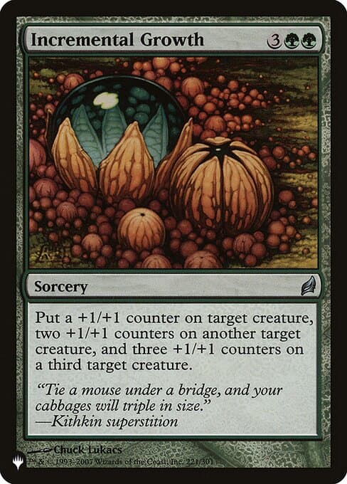 Incremental Growth from The List (Uncommon)