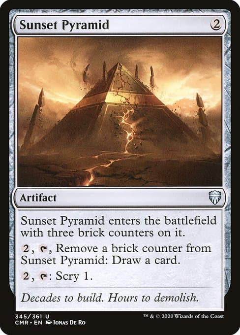 Sunset Pyramid from Commander Legends (Uncommon)